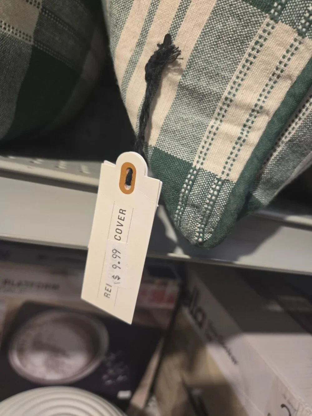 OEKO TEX (Standard 100) Green and White Pillows